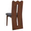 Chaise rembourrée en bois massif Kieran-610533846