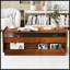 Table basse moderne moderne avec 4 tiroirs et 2 tablettes-996270363