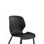 Pair of Aspen Carnaby Kitchen Chairs, Plastic Seat With Black Legs-578281941