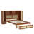 Twin Size Wooden Bed with Two Storage Lockers, Drawer, and Storage Shelf on Headboard-107785650
