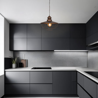 1 - Light Dark Brown Pendant
