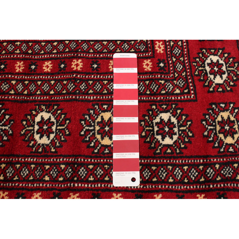 One-of-a-Kind 8'1" X 9'9" New Age Wool Area Rug in Dark Red