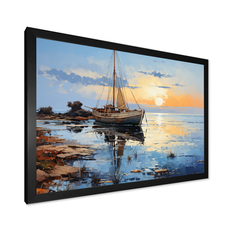 Art sur toile, Umar, Cadre simple noir, H 12 po x l 20 po x P 1 po