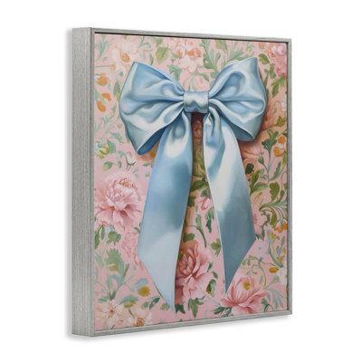 Giclée romantique à arc en satin, design par Petal Prints Design