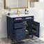 Meuble-lavabo moderne 36 po avec lavabo supérieur-108499207