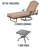 Tamaron Swivel Chaise Lounge Set Of 3
