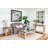 Rectangular Coffee Table With Manufactured Wood Table Topand Shelf