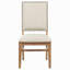 Chaise d'appoint rembourrée (ensemble de 2)