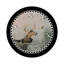 Sous-verres ronds en cuir noir vegan anglais-119015098