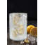 Grand vase à fleurs en verre taillé à losanges Mercer41, centre de table simple pour mariage, événement, fête, verre décoratif pour la maison, mesure 9 po de hauteur et 6,25 po de diamètre