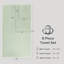 Ensemble de serviettes 100% coton 400GSM Essential-112065822-102362689