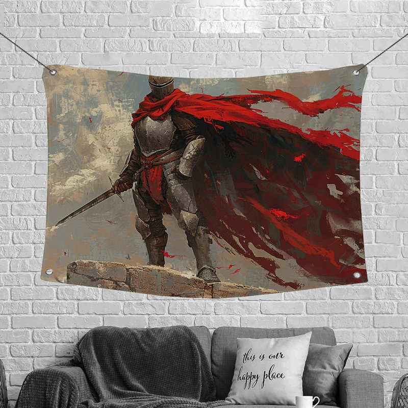 Microfiber Fabric Tapestry, 68" H x 80" W