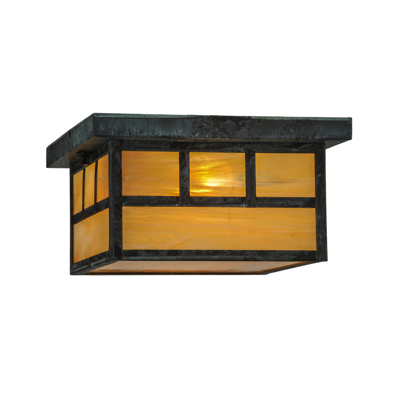 Dragica 4 - Light Flush Mount, Verdigris, Beige