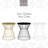 Elle Decor Lulu Modern Hourglass Metal End Table, Decorative Round Accent Coffee Table or Nightstand-24299325