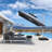 Sarith 10' X 13' Patio Umbrella Outdoor Rectangle Umbrella Large Cantilever Umbrella，with Solar Lights，with Base-309083146