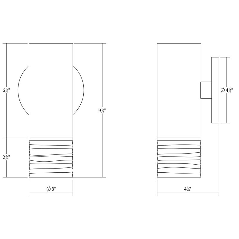 ALC 1 - Light LED Armed Sconce