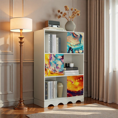 Bibliothèque standard H 47,64 po x l 31,5 po