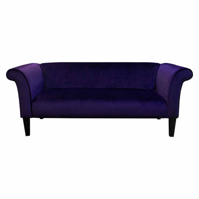 180Cm Round Arm Sofa