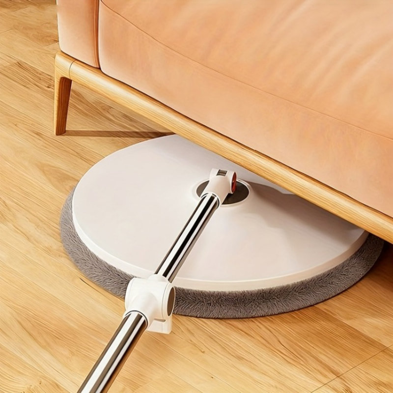 Ensemble de vadrouille et de seau JOYBOS avec 4 tampons en microfibre lavables, vadrouille rotative à rotation à 360 °, séchage à sec pour le plancher de la salle de bain
