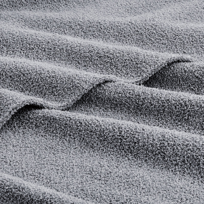 Couverture en peluche Marshmallow, Très grand lit, Gris