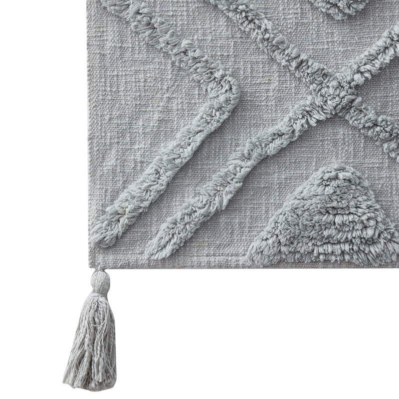 Charlotte Tufted Diamond Cotton Throw, 50" x 60"