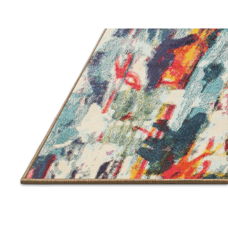 Abstract Indoor Rug, Rectangle 5' x 7'