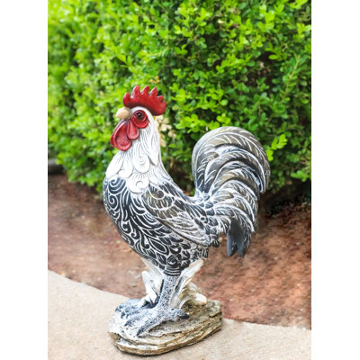 Sculpture campagnarde coq de campagne campagnard