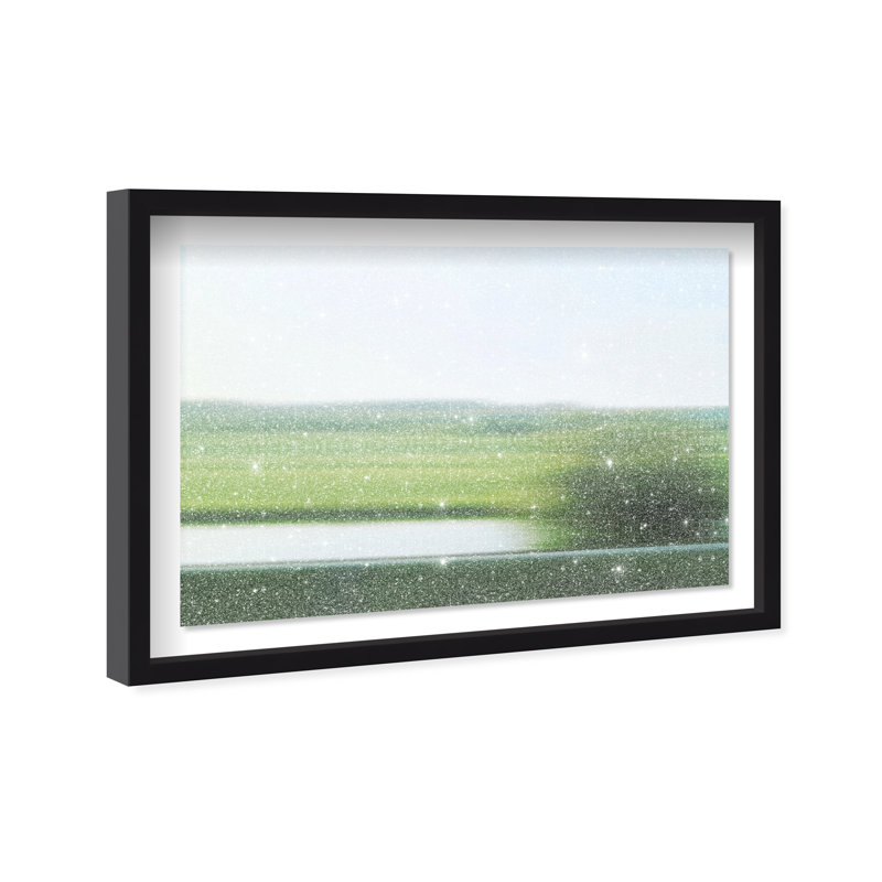 Velocity Meadow I Print by Oliver Gal, 11.5"H x 16.5"W, Black Shadowbox