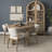 Stonewall 80” Solid Wood Curio Cabinet-127657292