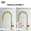 Robinet de cuisine sans contact avec douchette extractible 2 fonctions H 18 "Greenwich-86753563