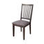 Chaises d'appoint Erin-Marie, tabac foncé