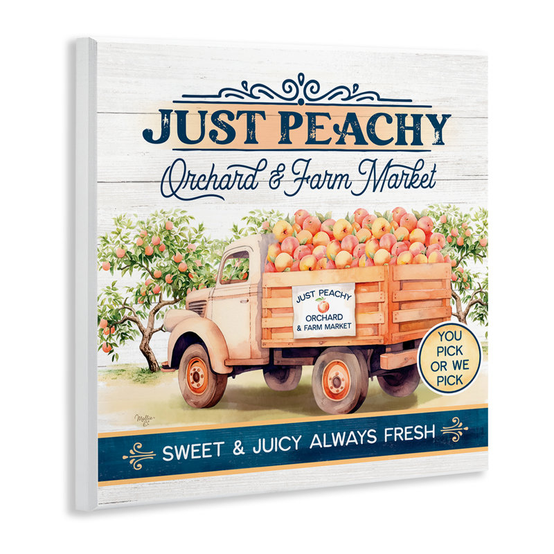 Art mural «Just Peachy Orchard» par Mollie B.