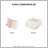 3 PCS Colorblock Clip Jacquard Comforter Set