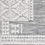 Tapis gris / blanc Baconton-502489525