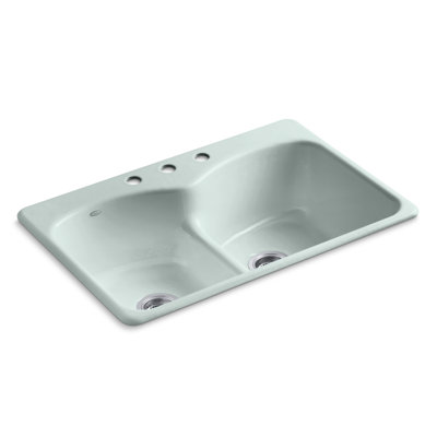 Langlade 33" L x 22" W Drop-In Kitchen Sink