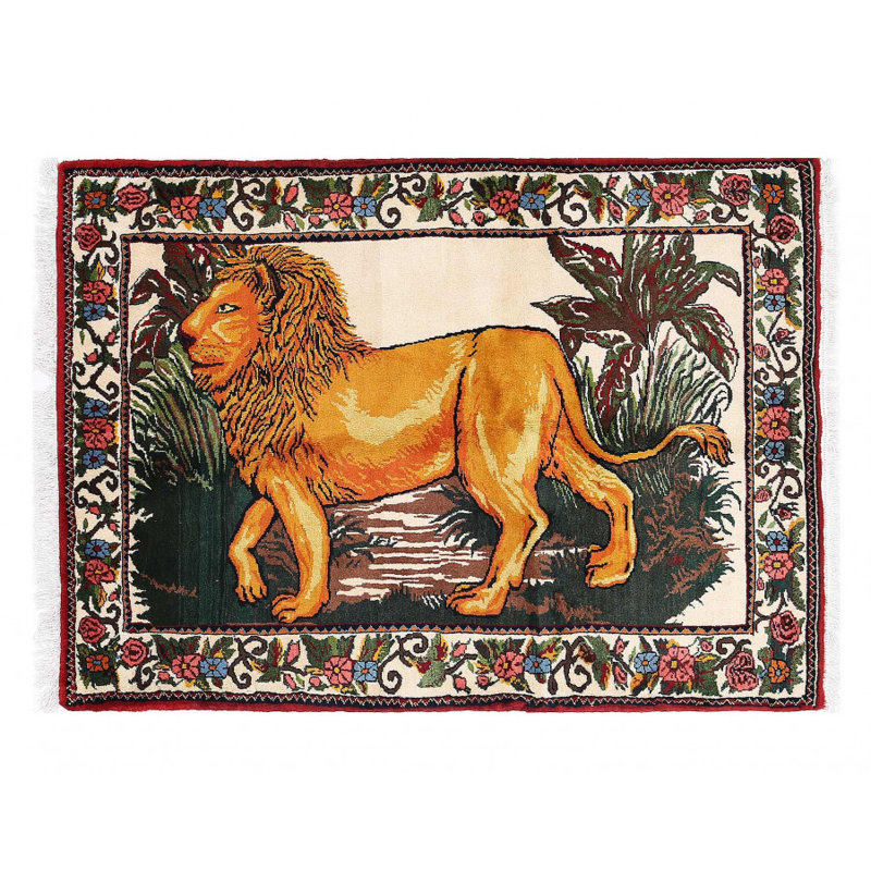 Minaahil One-of-a-Kind 3'5'' X 4'11'' Hand Knotted Area Rug