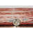 Washable Red and Ivory Machine Woven Area Rug-658139148