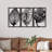 Decorative Metal Wall Accessory, Black, 45.3 x 23.6 inches | 100% Metal Construction, Thickness: 0.05 inches | Perfect for Home Décor, Office Spaces & Modern Interiors, Stylish and Durable Design