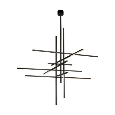 Sean Lavin 7 light Chandelier in Natural Brass finish.