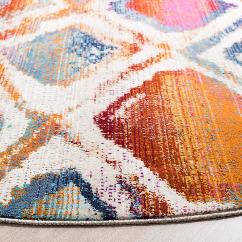 Damon Performance Geometric Rug, Rectangle 4' x 6'