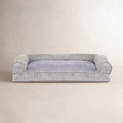 Faux Fur & Velvet Pillow Sofa Pet Bed