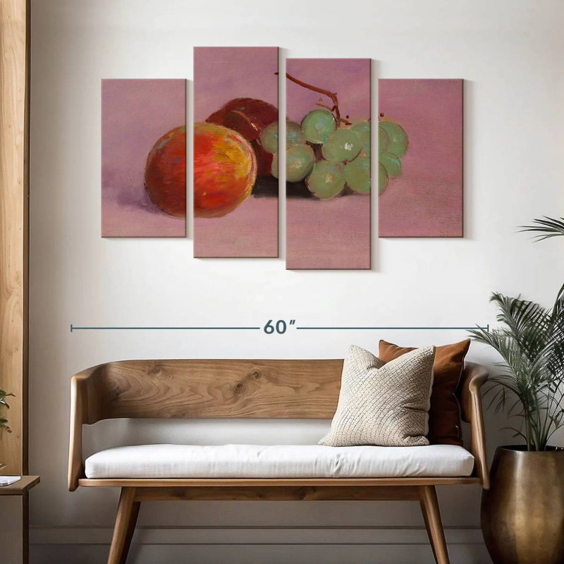 Yarlin Nature morte aux fruits 1905, H 32 po x l 52 po