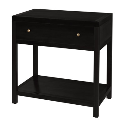 Celine 30" 1-Drawer Acacia Nightstand