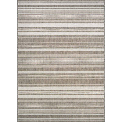 Tapis intérieur / extérieur beige / taupe Fierce Alhambra