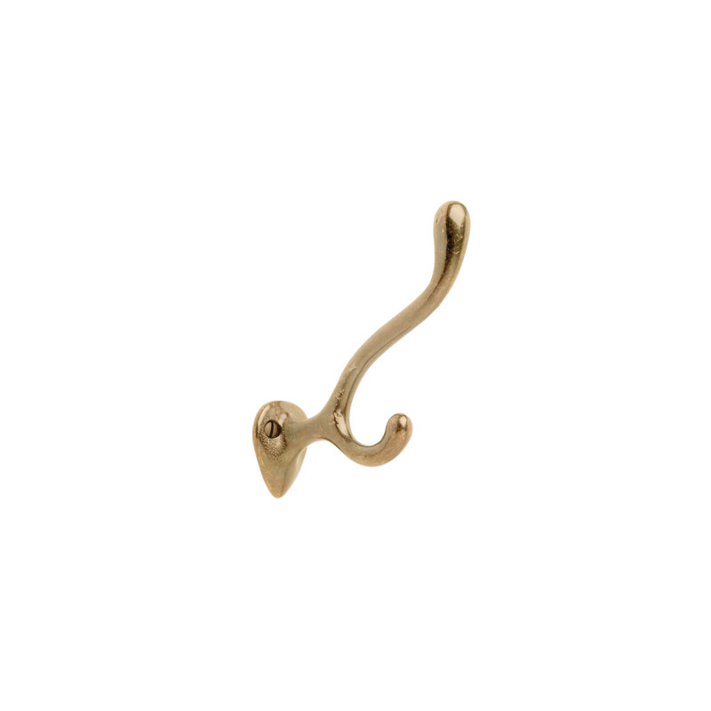 Wall Hook, Silicon Bronze Brushed