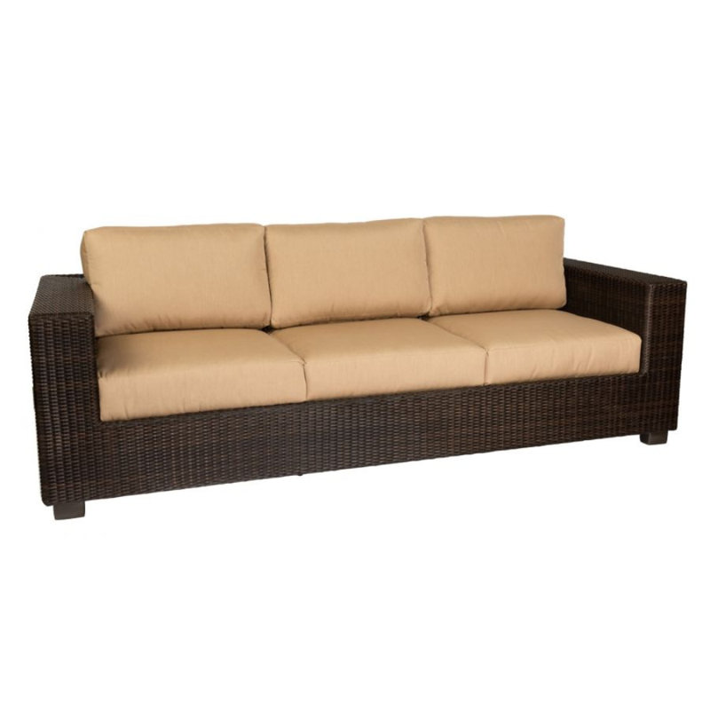 Canapé de patio avec coussins de 93 po de large Montecito, Sunbrella® Spectrum denim