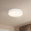 Rynn 5-in Black dimmable LED Flush Mount-1526963964