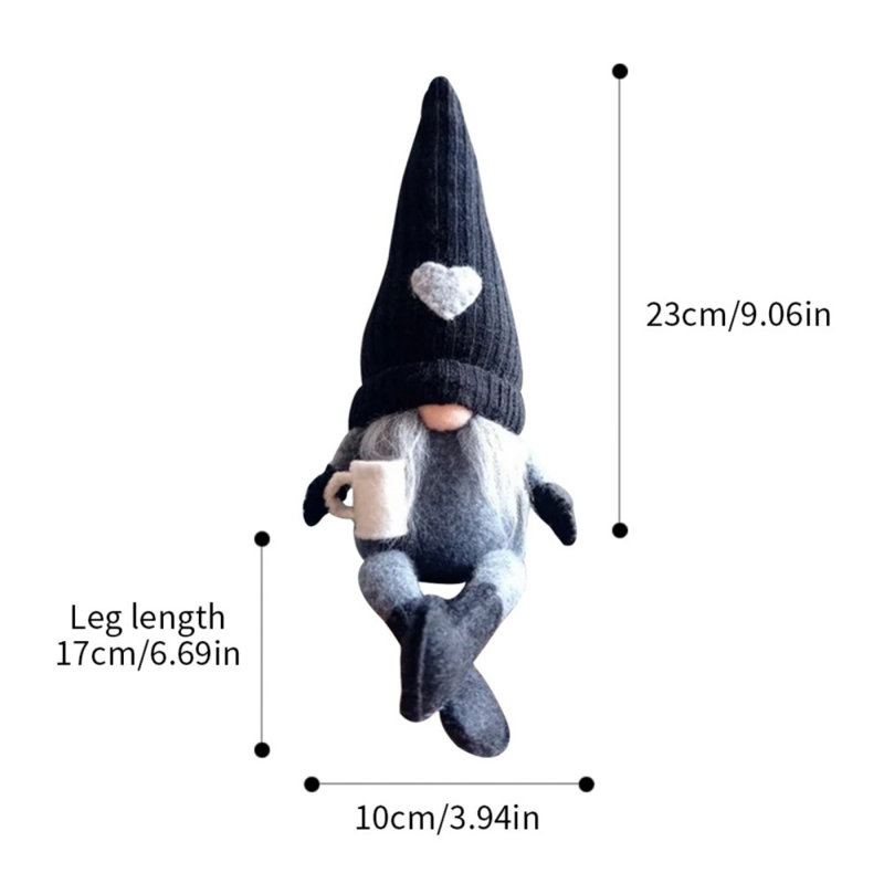 Adorable maison de poupée tricotée sans visage