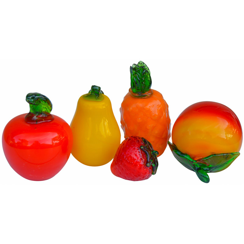 Fruit de verre de Murano, S / 5