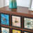 Hand-painted decorated multi-functional cabinet.